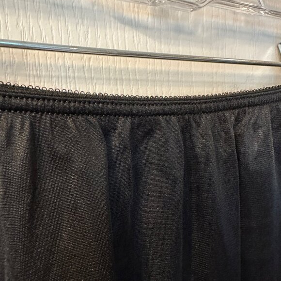 Warner's | VTG Perfect Measure Small 26" Black Nylon Half Slip Skirt Lace Trim - Picture 4 of 8